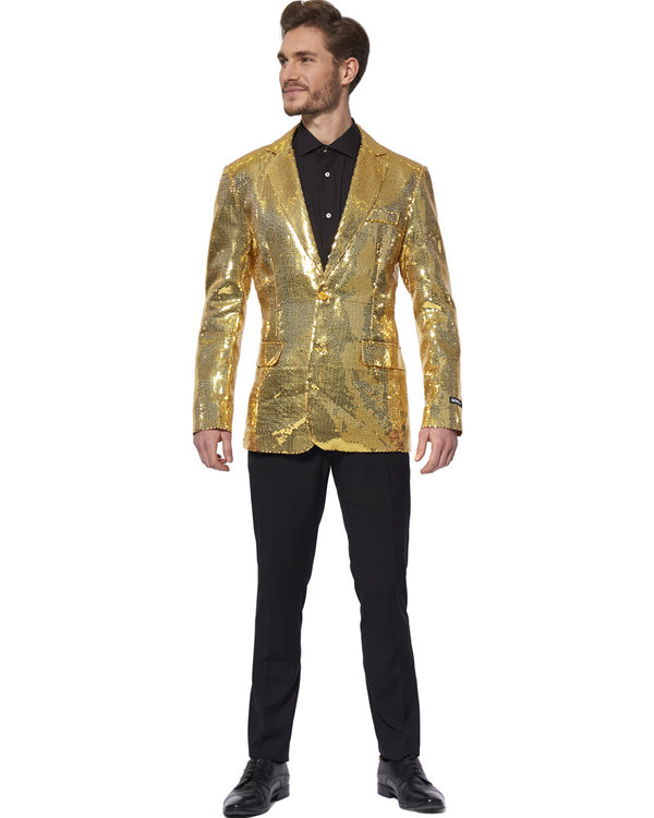 gold jacket suit