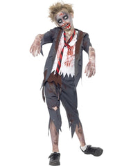 Halloween Costume Black Zombie Ripped Slasher Leggings Holes