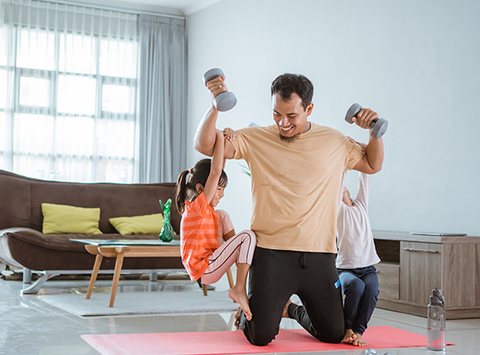 Enjoy home workout sessions with the family as a bonding activity | Southstar Drug