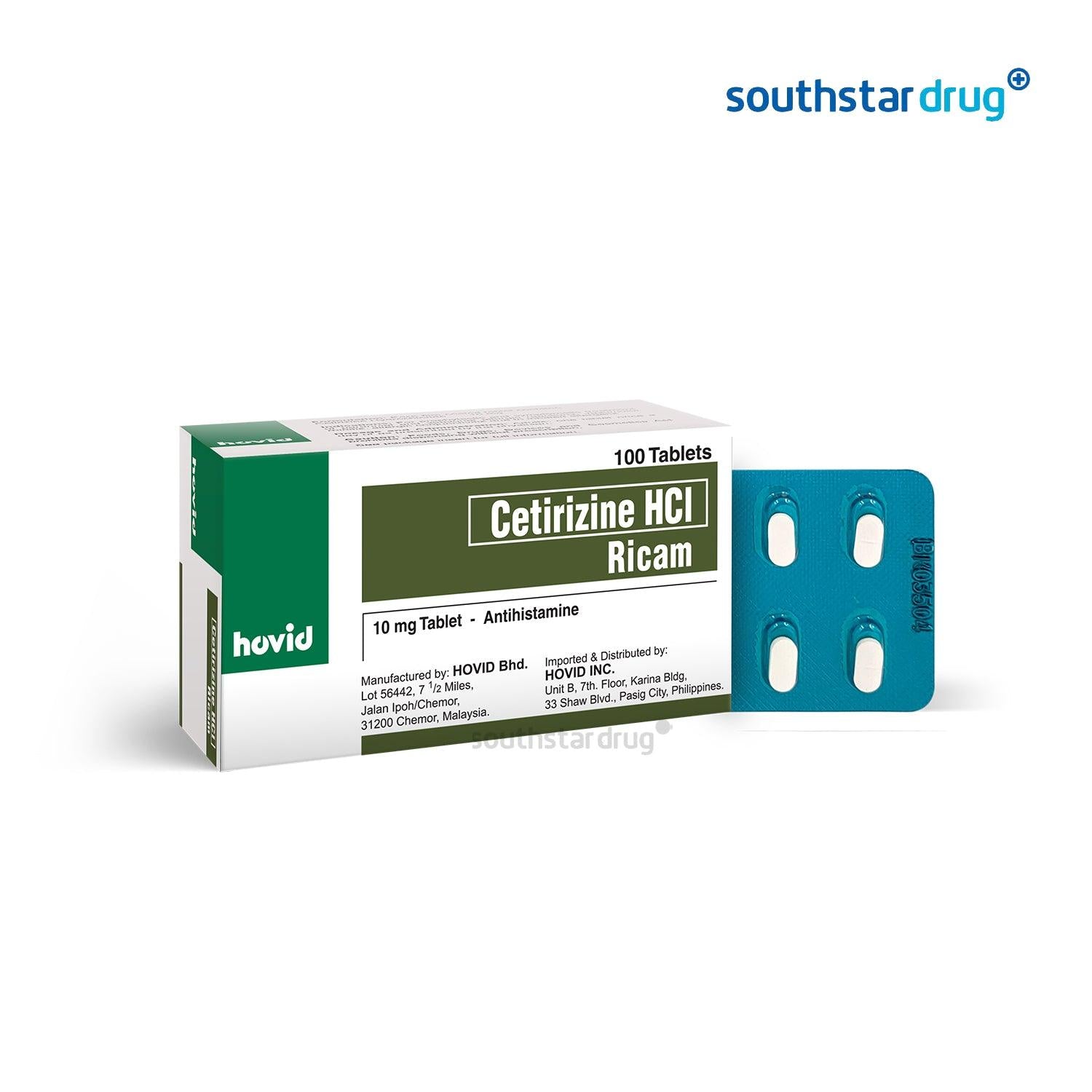 Buy Southstar Drug Cetirizine 10mg Tablet 20s Online Southstar Drug