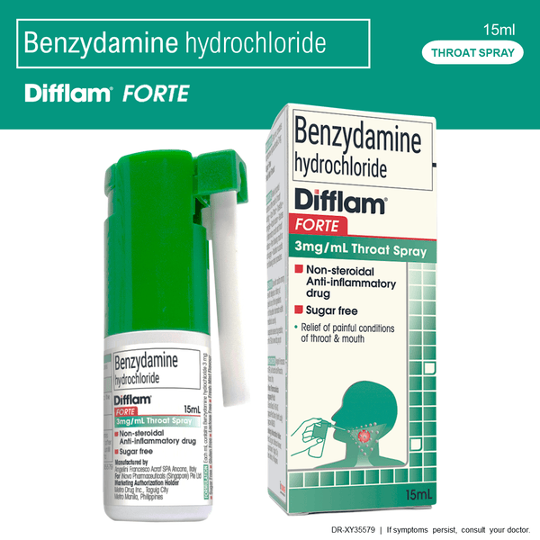 Difflam forte throat spray