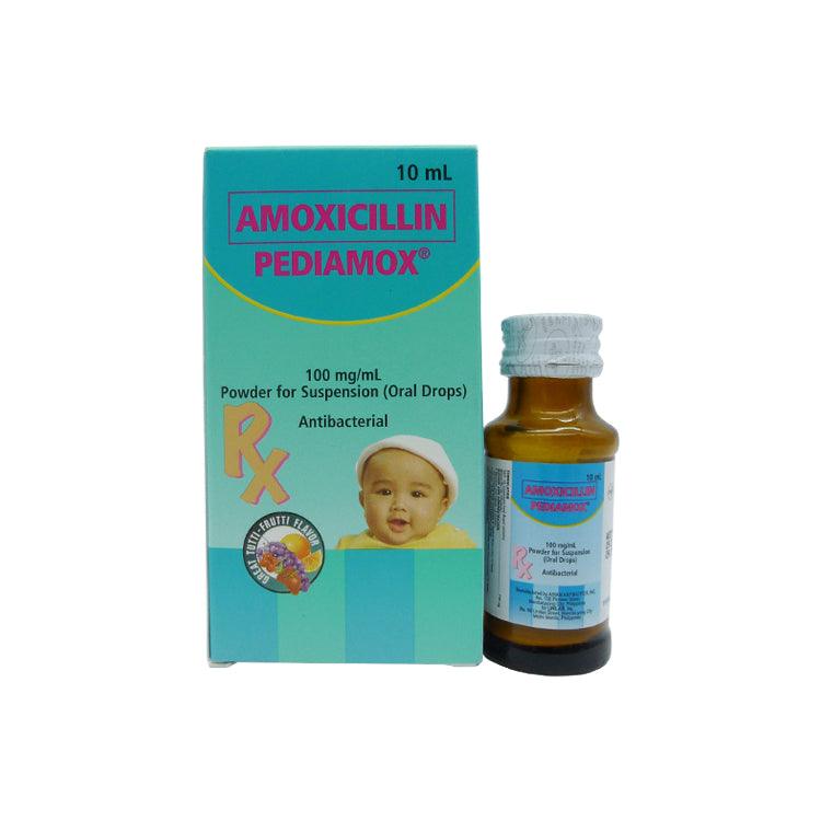 Buy Pediamox 100 mg 5 ml 10 ml Oral Drops Online 