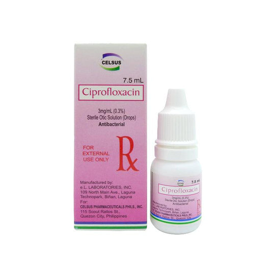 Buy Rx Ciprofloxacin Dexa 0.3 7.5 ml Otic Drops Online Southstar Drug