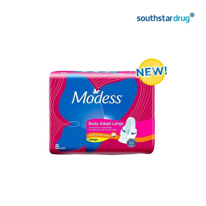 Buy Modess Ultra Thin Body Adapt Longs With Wings Online