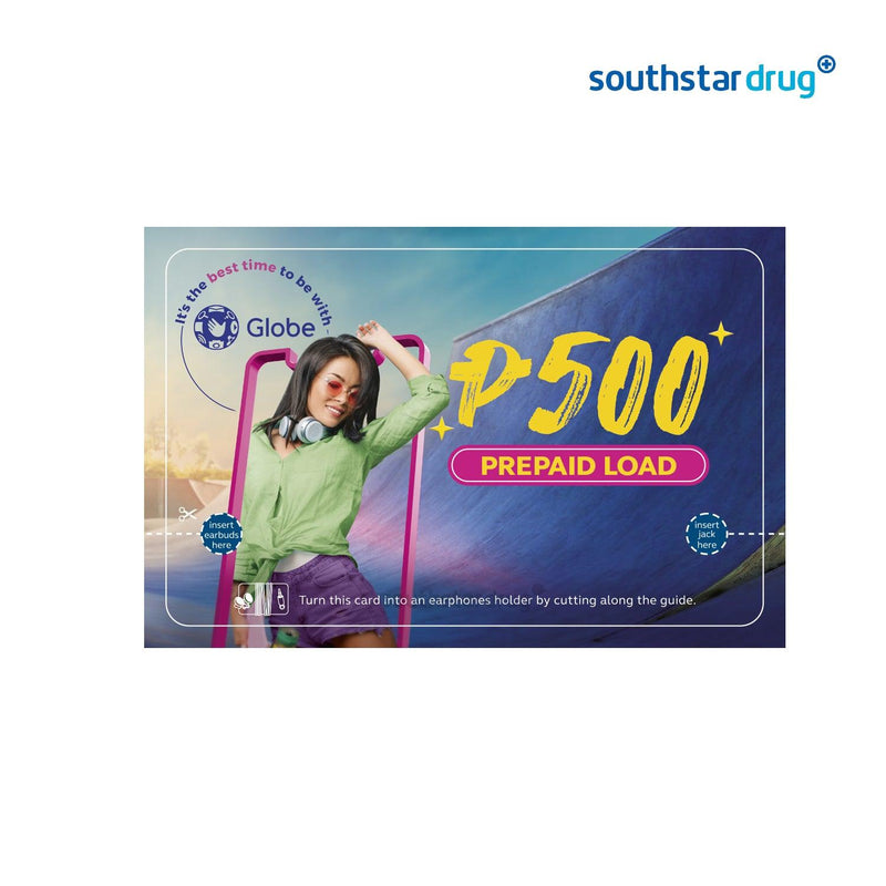 Buy Globe Prepaid Load Card ₱500 Online Southstar Drug