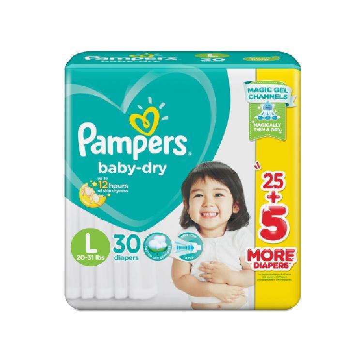 pampers baby dry diapers