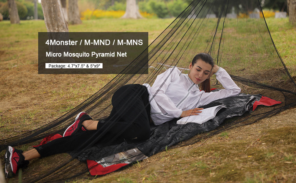 4Monster Mosquito Camping Insect Net with Carry Bag