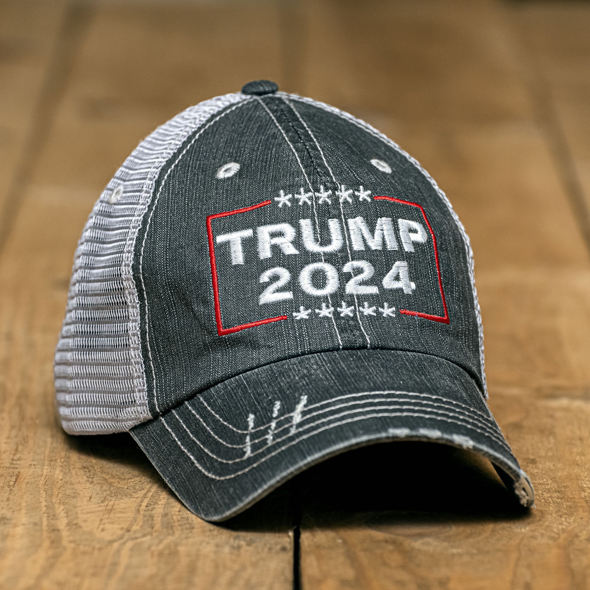 Trump 2024 Premium Distressed Style Hat Freedom Speaks Up