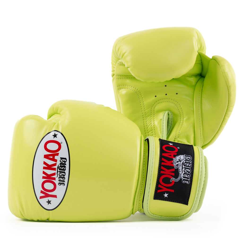 Matrix Lime Punch Boxing Gloves - YOKKAO UK product image