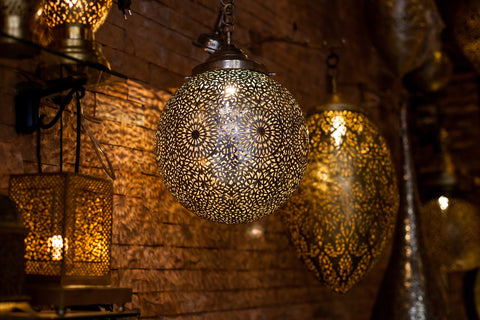 Moroccan Lamps at Morocco Lights is crafted from premium brass , a handmade product ensuring all Moroccan Lanterns & Moroccan Lamps are a genuine piece of art at your home , <a href=
