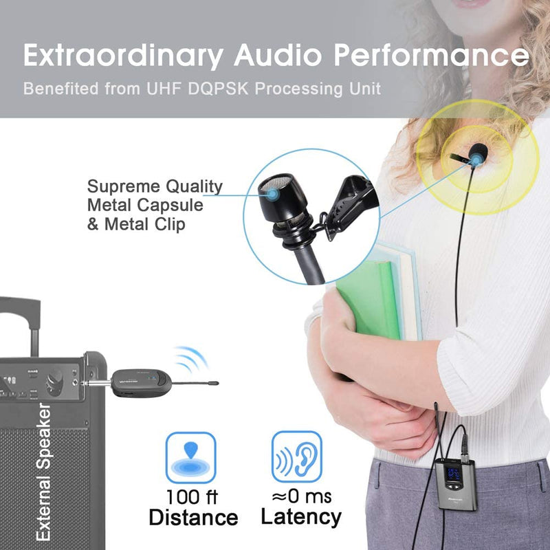 wireless lapel microphone for camera