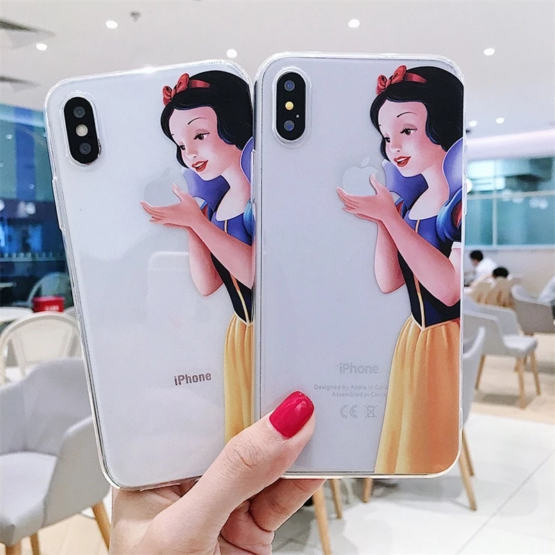 coque iphone 7 plus blanche neige