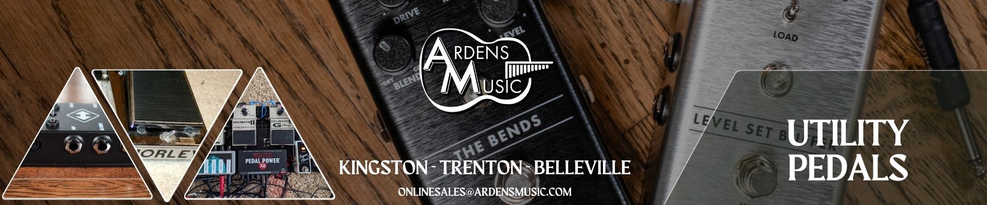 Arden's offers a wide range of pedalboard solutions like tuners, volume pedals, buffers, gates & more from brands like EHX, MXR, Fender, Boss, and Keeley.