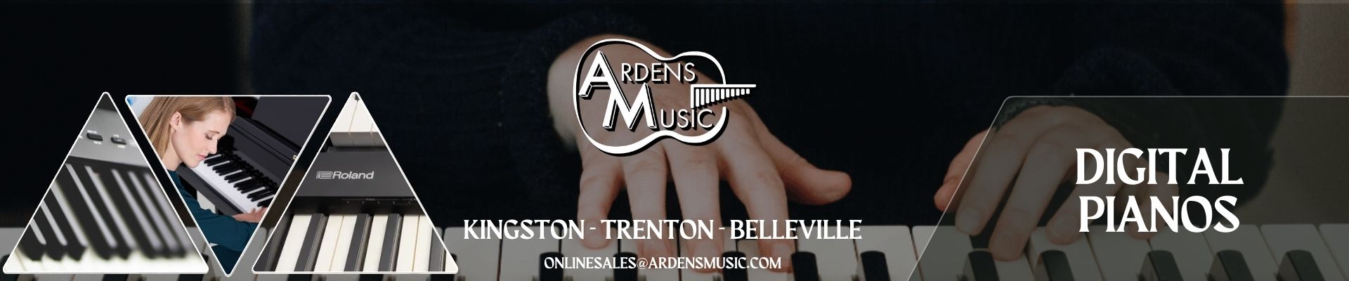 Choose Ardens Music for all your Piano, Keyboard, and Synth needs. Our extensive selection and wide range of accompanying accessories make us the perfect one-stop shop. Visit your nearest Ardens Music location today to see for yourself!