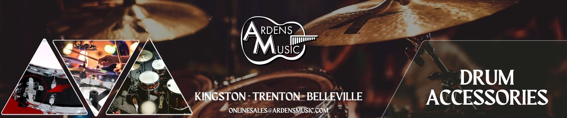 Drums and percussion are the backbone of all the music you hear in your daily life. Arden's offers a wide variety of Acoustic & Electronic kits, as well as cymbals, hardware and accessories from brands like Tama, Pearl, and Zildjian