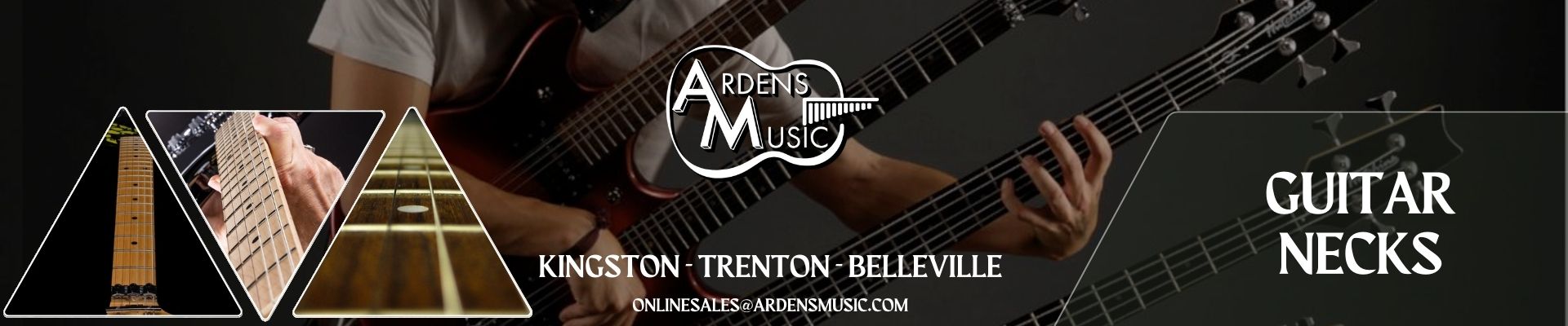 Whether you need replacement knobs or a whole new bridge, Arden's offers a range of hardware from brands like Fender, Profile, and Gibson.