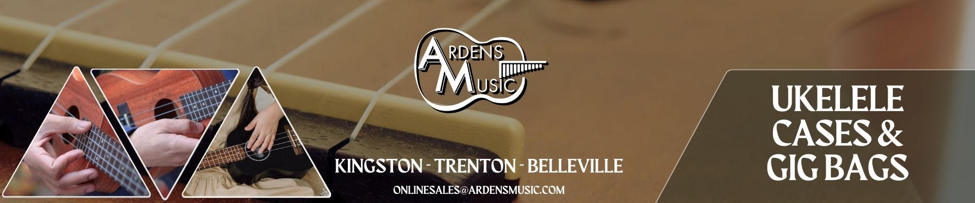 Bags & Cases add an extra protective layer between your instrument and the elements. Arden's offers a wide variety from Profile, Solutions, Fender, and Levy's