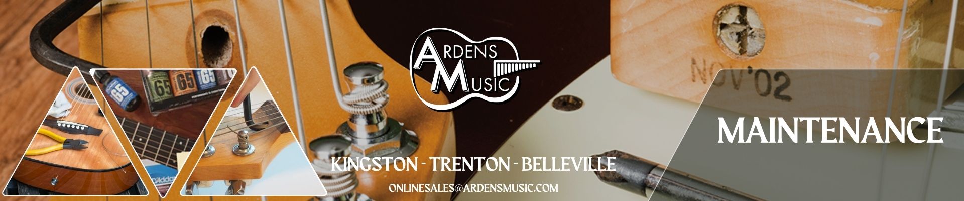 Looking after your instrument is the key to making sure it stays stable and playable. Arden's offers a wide range of products from brands like Fender, MusicNomad, Dunlop, and D'addario.