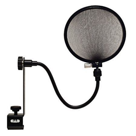 The Acousti-Shield VoxPop VP1 was developed as an effective accessory for the home recording professional. When effectively utilized, it can substantially suppress plosives that may be present in a vocal performance. The VoxPop’s sonically transparent Double-layer acoustic nylon coupled with a trouble-free design results in an easy to use, highly effective device, while not sacrificing stand mounted stability.