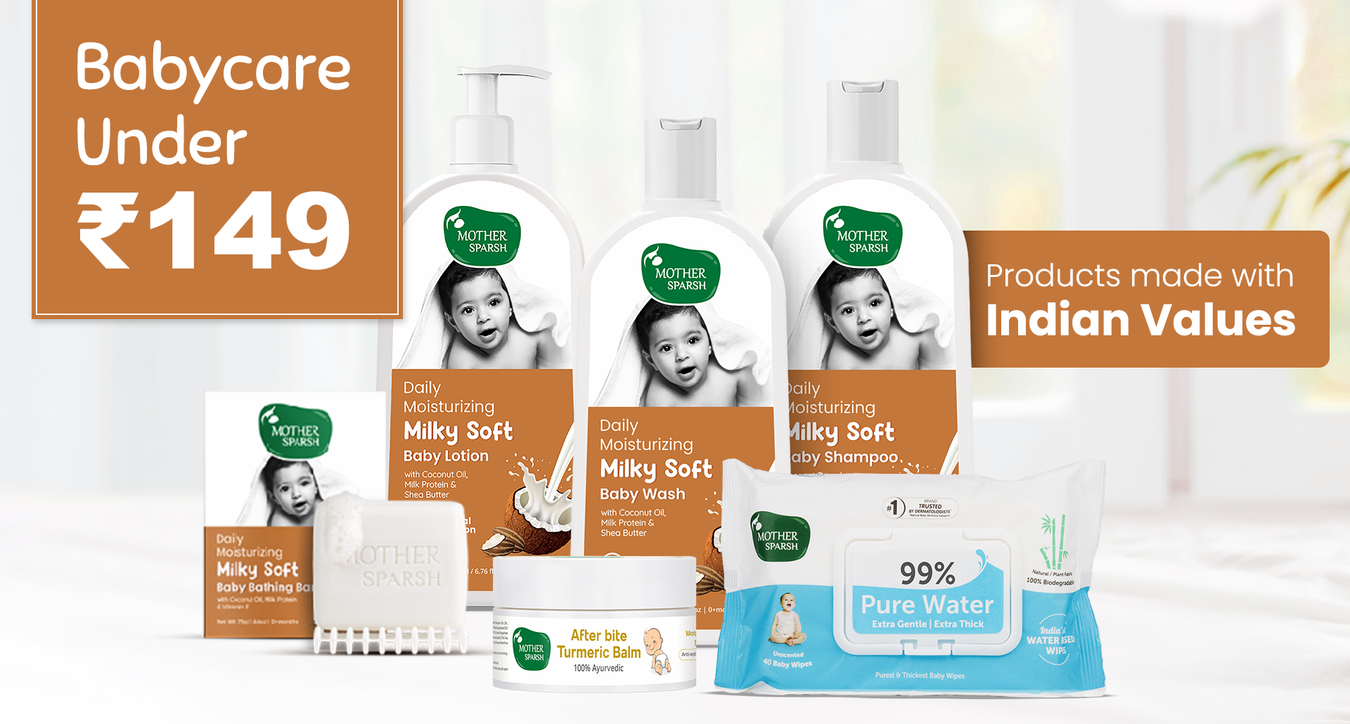 Baby Skin products under ₹149 | Mother Sparsh