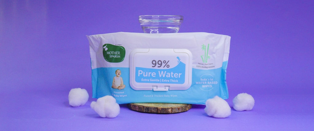 Mother Sparsh Baby Wipes 99 Pure Water Wipes