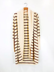 Chaser Striped Knit Duster