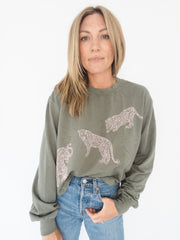 Project Social T Leopard Sweatshirt