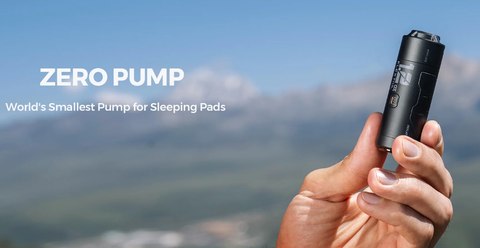 zero pump - world's smallest pump for sleeping pads