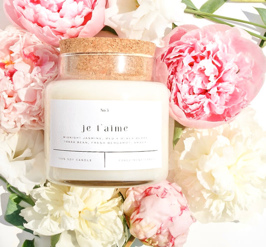 Cozy cashmere coconut soy wax candle  white freesia, pomegranate, cas –  Baby and Sunshine, LLC