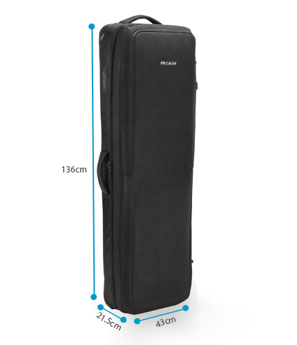PROAIM Professional Cube Rolling Travel Case for 3 C-Stands
 
