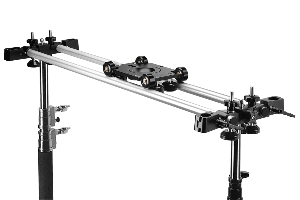 Proaim Polaris Mini Portable Video Camera Dolly w Universal Track Ends | Mitchell & 75mm Bowl Mount

