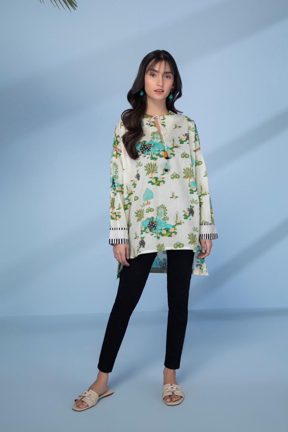 Sapphire - Printed Lawn Kurti NN 