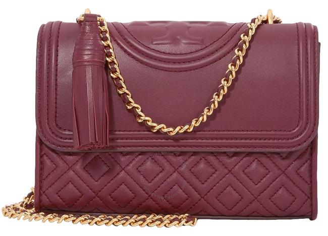 Tory Burch-Fleming Shoulder convertible bag Imperial garnet – Bagallery