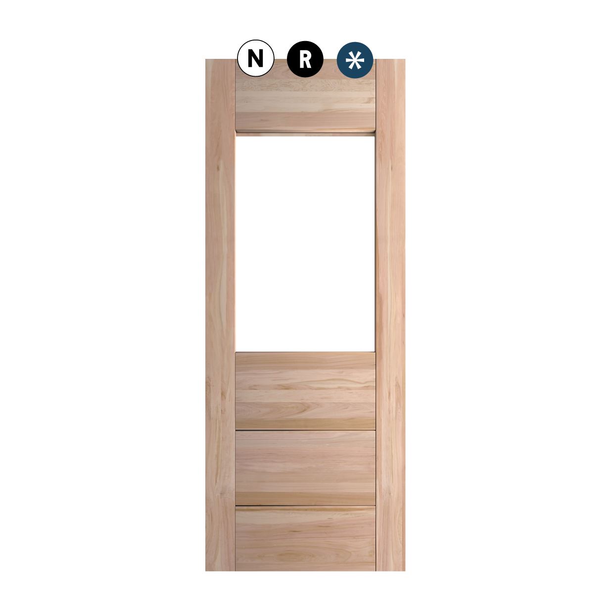 Puerta Padua Madera Lenga Ignisterra