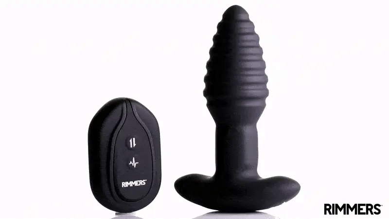 Model-E Vibrating Rimming Plug w/ Remote Control - Image 2