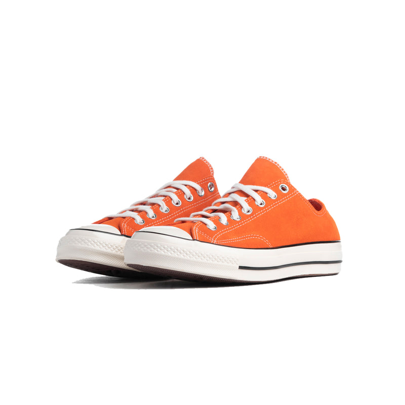 orange converse low tops mens