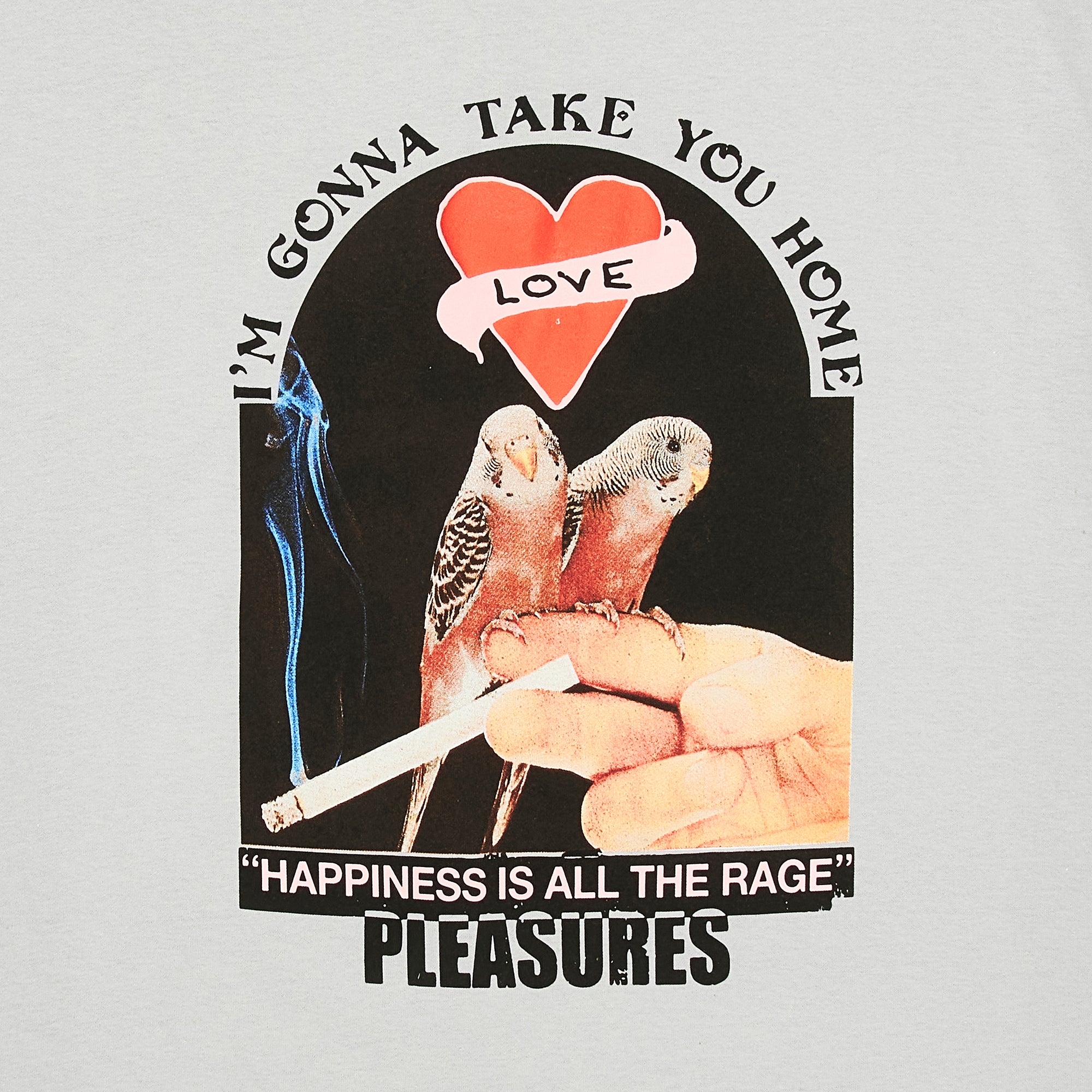 Pleasures Mens Lovebirds T-shirt