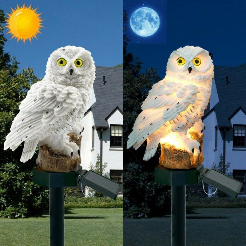 solar owl for garden