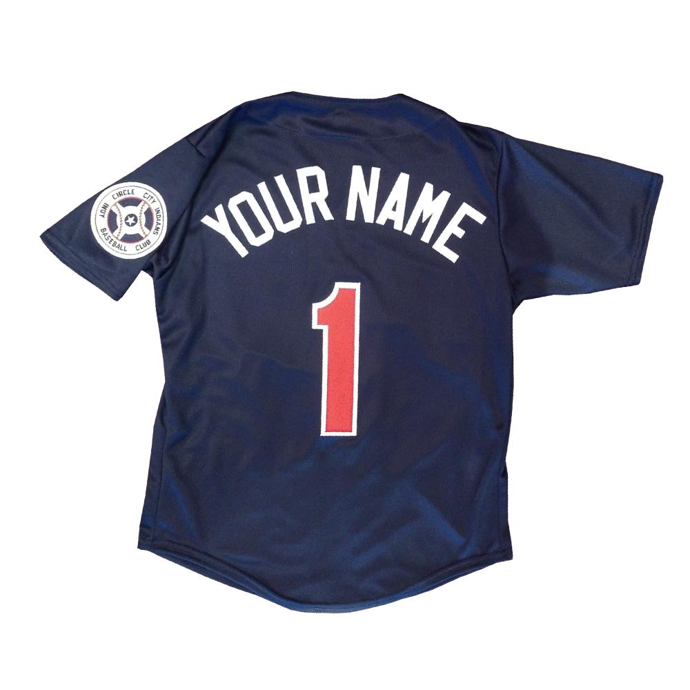 indians navy jersey