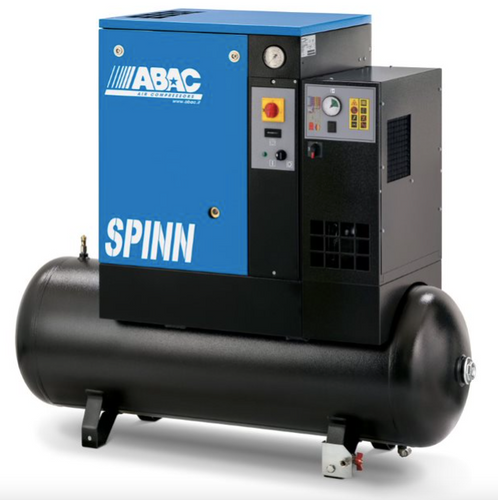 ABAC SPINN 5.5kW 31CFM 8Bar 200L Screw Compressor & Dryer - 4152054990