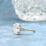 The Esther Replica Art Deco engagement ring #3297OV-3