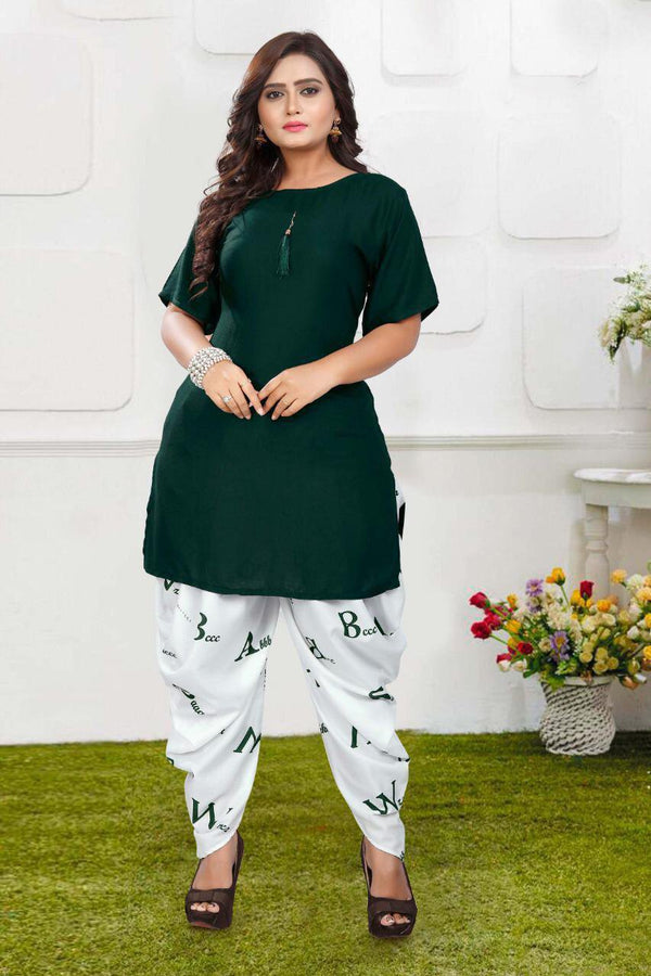 dhoti salwar with frock suit