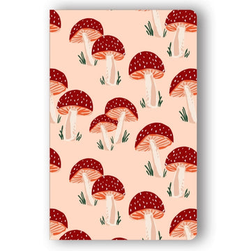 Navy Mushrooms classic layflat notebook