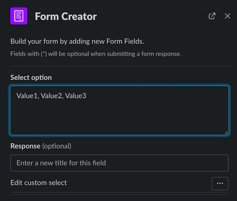 custom drop down form elements