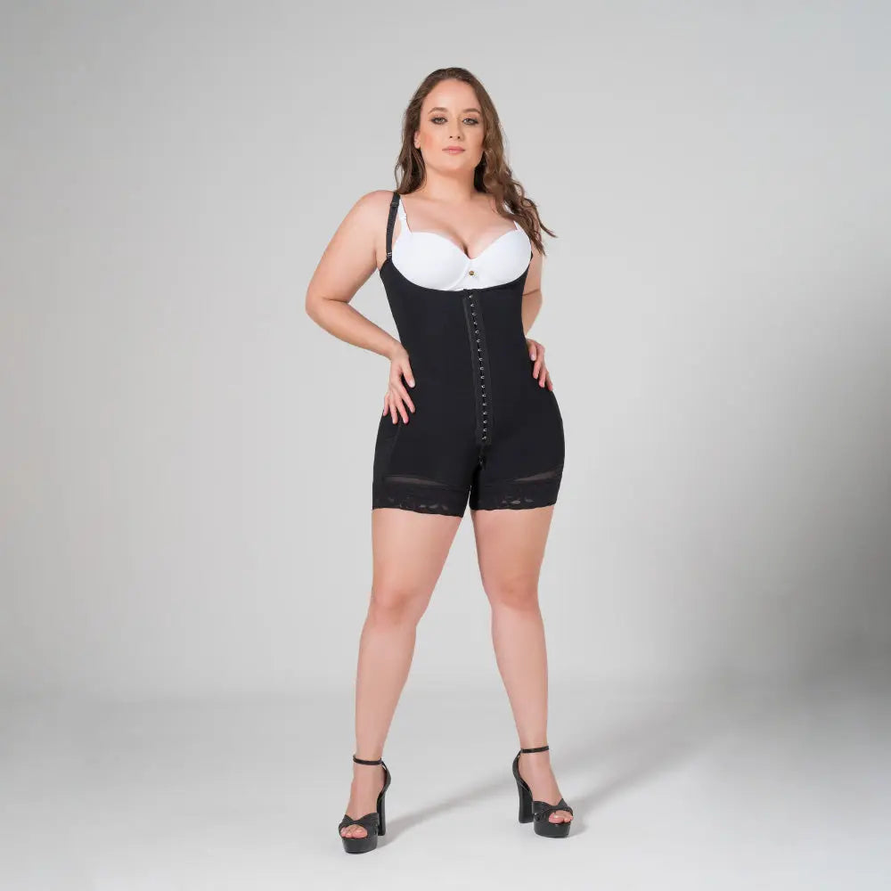 SHAPELLX Faja Colombiana Shapewear for Women Post Surgery Body Shaper Thigh  Slimmer Bodysuit Compression Garment