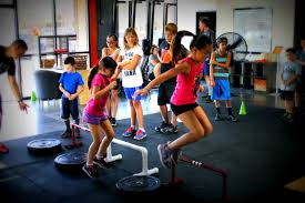 Kids in CrossFit class