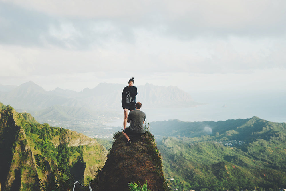 Wedding Proposal On A Mountain | Wedding Proposal Ideas That You're Sure to Love | My Wedding Favors