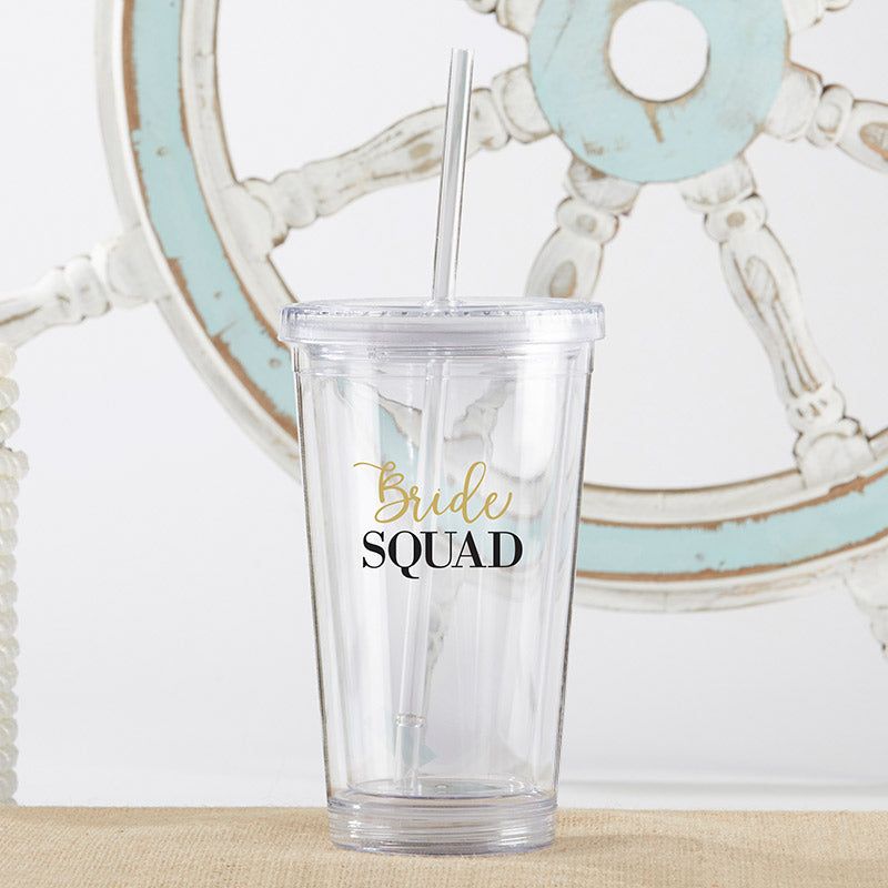 Bride Squad Tumbler | Gifts for Your Bridesmaids Under 21 | My Wedding Favors