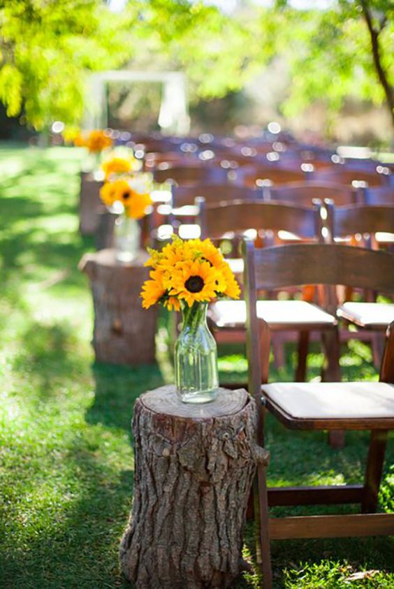 Summer Wedding Flowers: Sunflowers