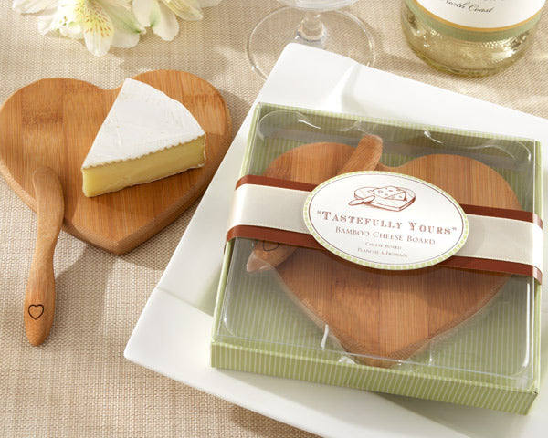 Bridal Shower Favors: Heart Shaped Cheese Board